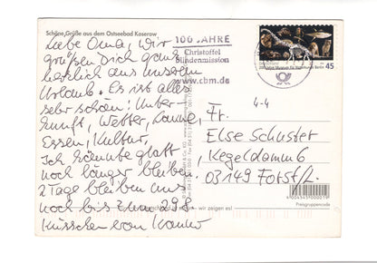 Ansichtskarte Insel Usedom / Ostseebad Koserow