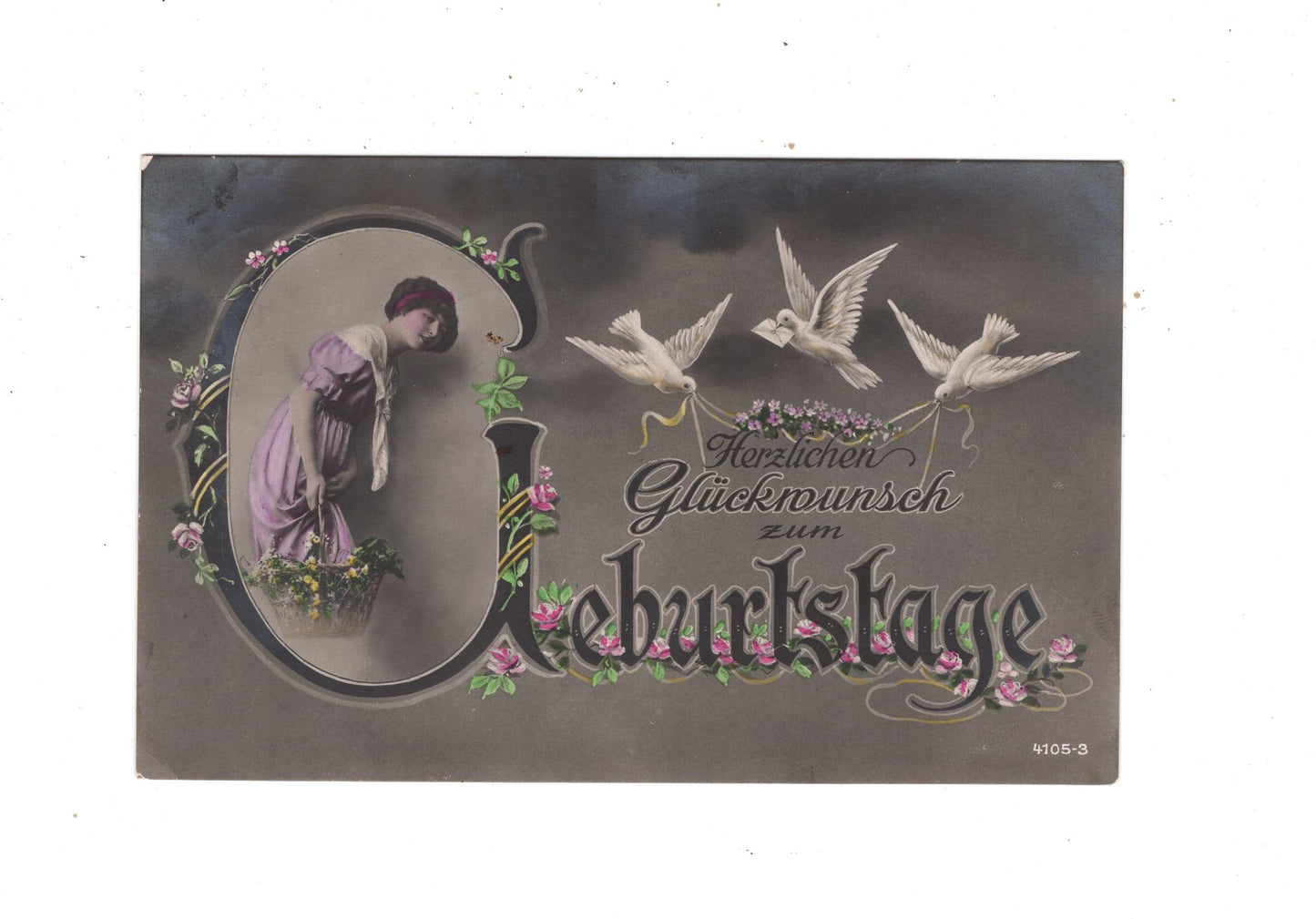 Ansichtskarte Glückwünsche / Glückwunsch zum Geburtstag / L1-56