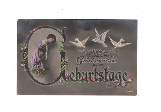 Ansichtskarte Glückwünsche / Glückwunsch zum Geburtstag / L1-56