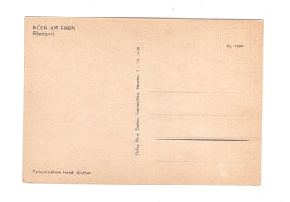 Ansichtskarte Köln am Rhein / Rheinpark / G1-58