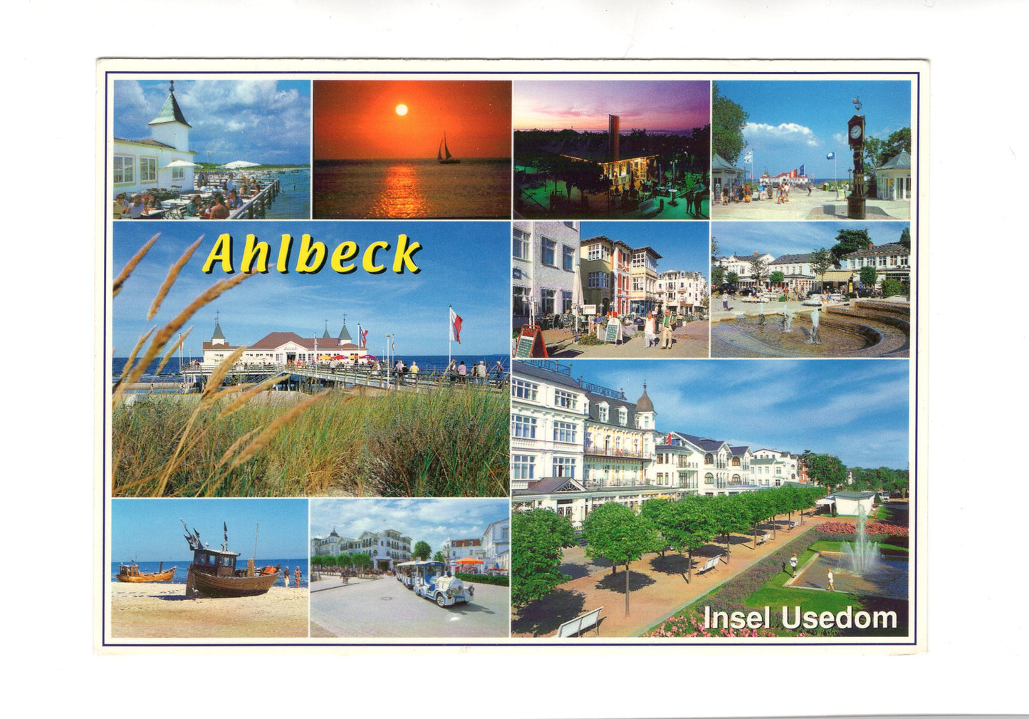 Ansichtskarte Insel Usedom / Seeheilbad Ahlbeck