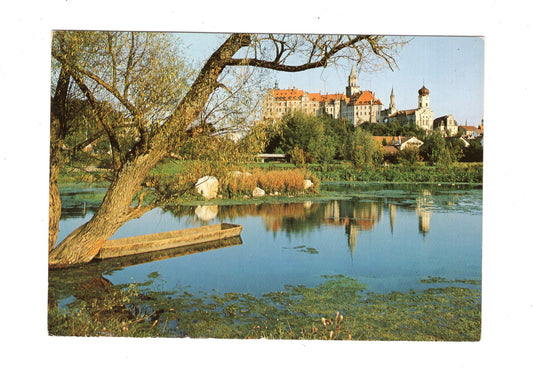 Ansichtskarte Sigmaringen / Donau / mit Schloss