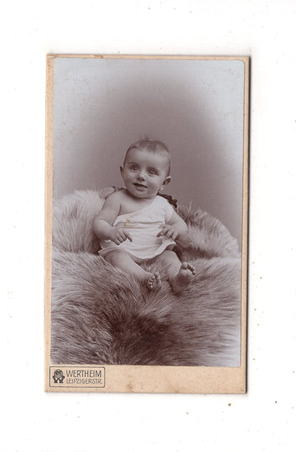 Fotografie Schönes Kinderbild / Baby - Berlin 1890er