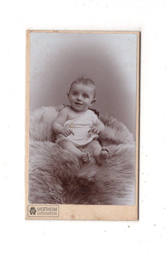 Fotografie Schönes Kinderbild / Baby - Berlin 1890er