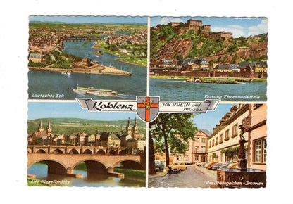 Ansichtskarte Koblenz an Rhein und Mosel / M1-63