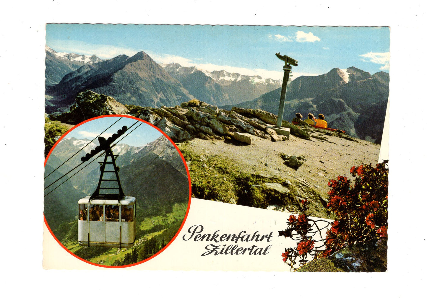 Ansichtskarte Penkenfahrt / Zillertal / Tirol / Österreich