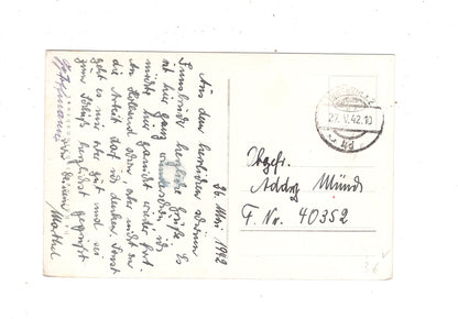 Ansichtskarte Feldpost - Innsbruck / Österreich 1942 / N1-64