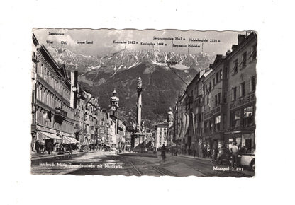 Ansichtskarte Innsbruck / Tirol / Maria-Theresien-Straße / Österreich / N1-64
