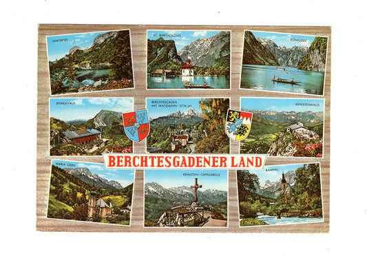 Ansichtskarte Berchtesgadener Land