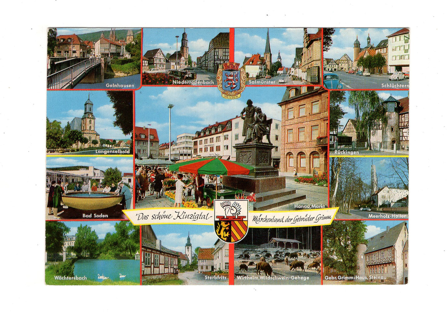 Ansichtskarte Kinzigtal / Hanau / Rückingen / Sterbfritz +++