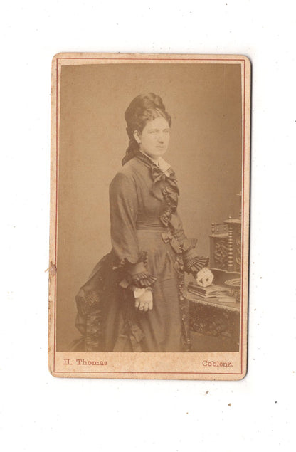 Fotografie Feine Dame - Koblenz 1870er