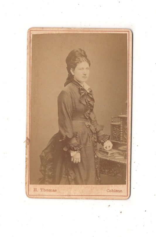 Fotografie Feine Dame - Koblenz 1870er