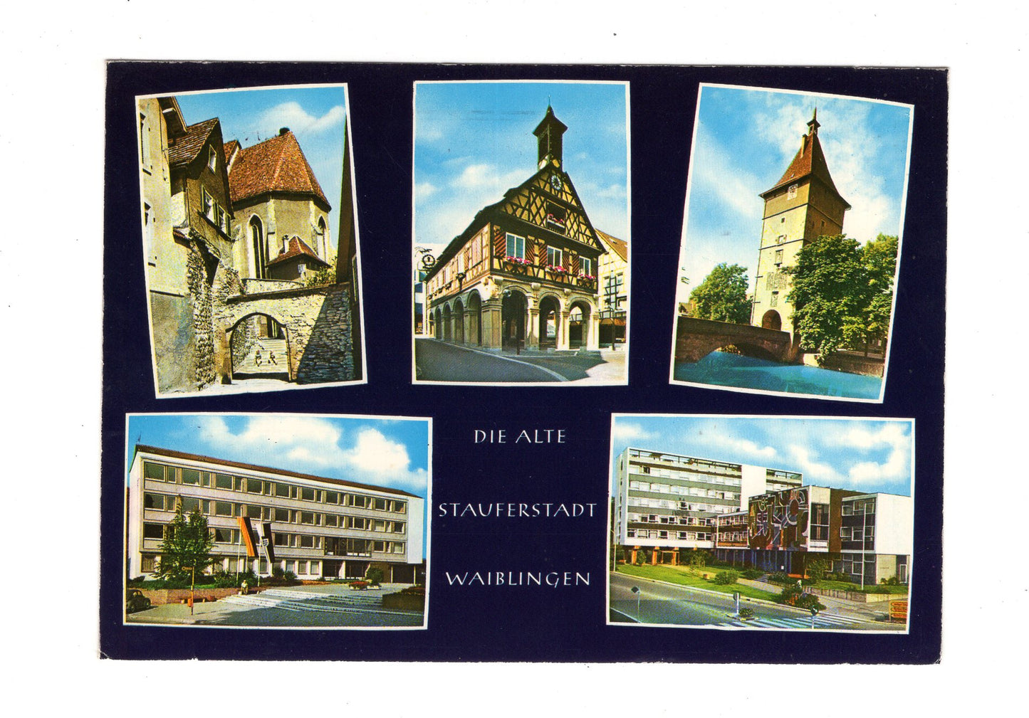 Ansichtskarte Alte Stauferstadt Waiblingen