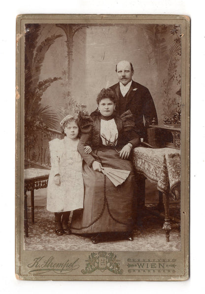 Fotografie Schönes Familienbild - Wien 1900er / CAB U-20