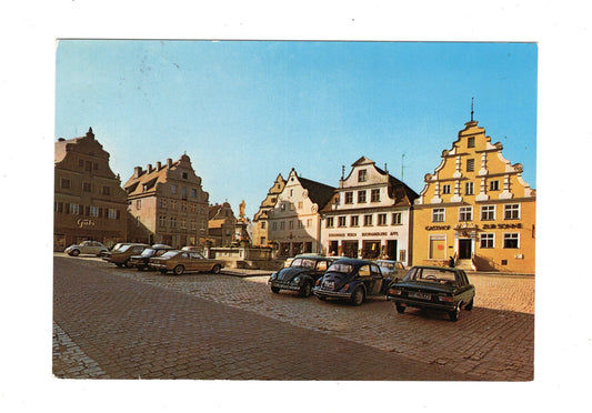 Ansichtskarte Wemding / Bayern / Marktplatz