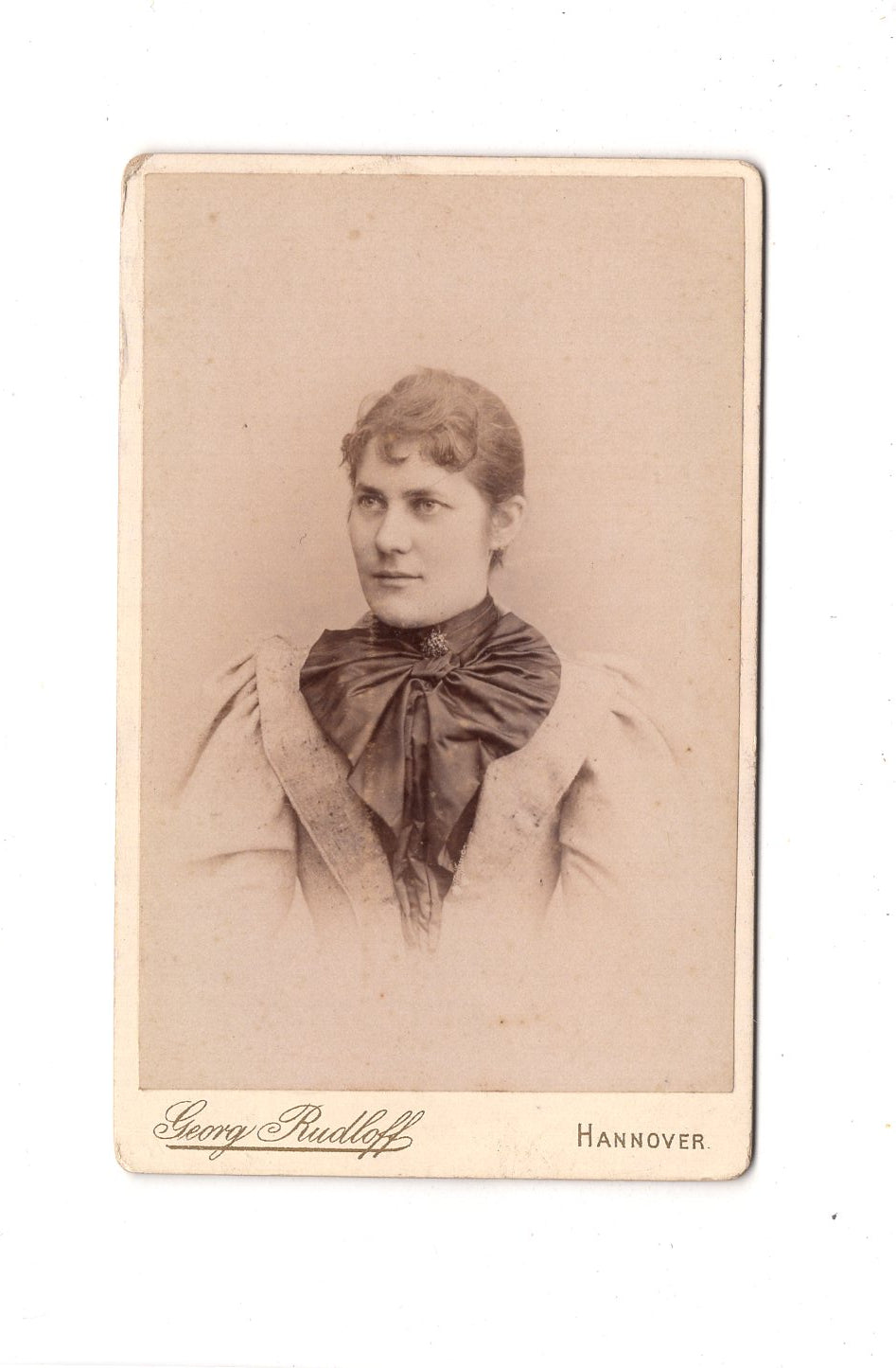 Fotografie Damenportrait - Hannover 1890er / CDV C1-03