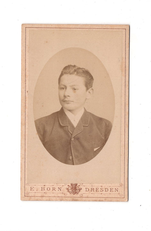 Fotografie Herrenportrait - Dresden 1880er / CDV C1-21