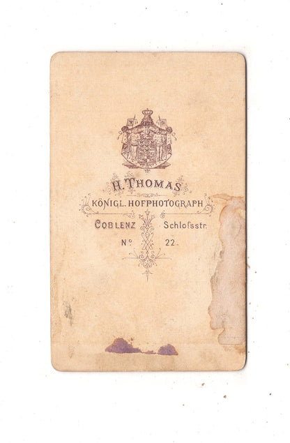 Fotografie Feine Dame - Koblenz 1870er