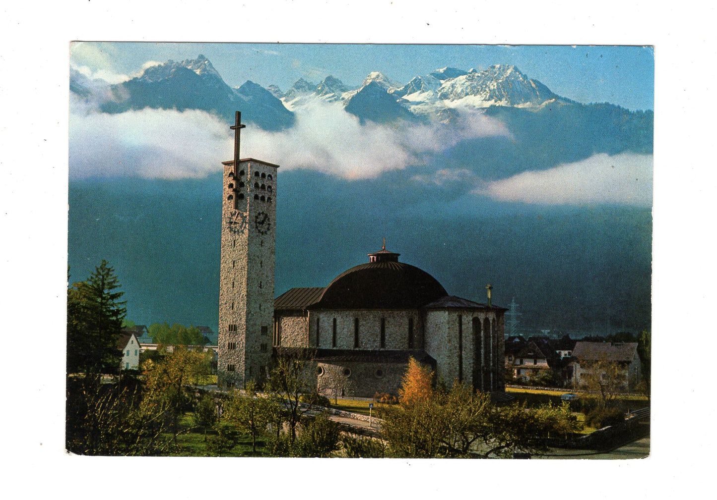 Ansichtskarte Bludenz / Vorarlberg / Heiligkreuzkirche / Österreich