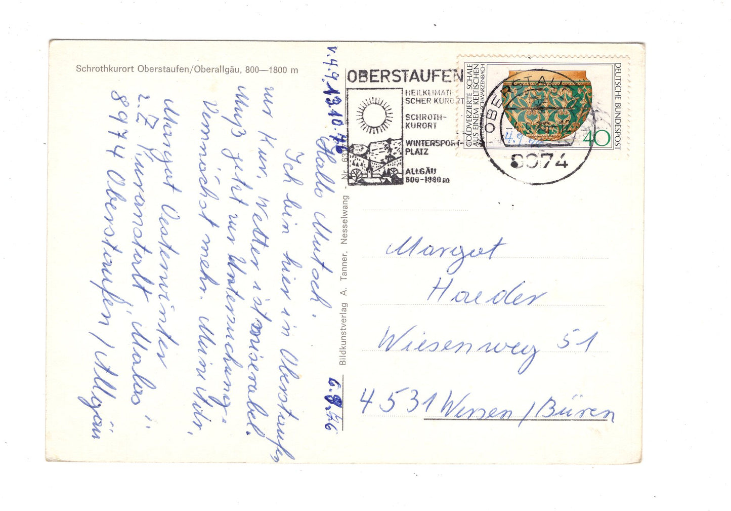 Ansichtskarte Oberstaufen / Oberallgäu / H1-55