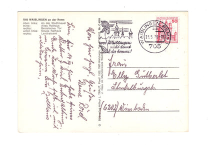 Ansichtskarte Alte Stauferstadt Waiblingen