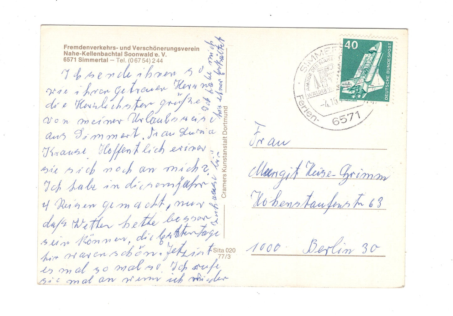 Ansichtskarte Simmertal im Nahetal