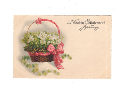 Ansichtskarte Glückwünsche / Glückwunsch zum Geburtstag / L1-57