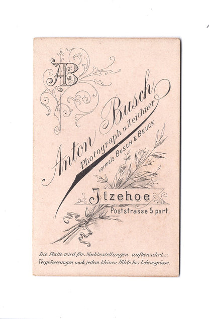 Fotografie Soldat / Soldatenportrait - Itzehoe 1890er