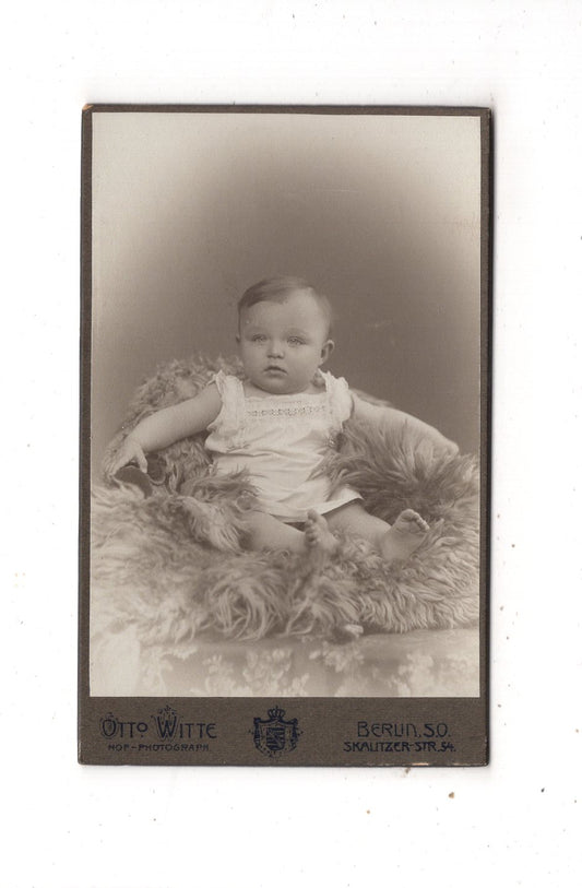 Fotografie Schönes Kinderbild / Baby - Berlin 1900er