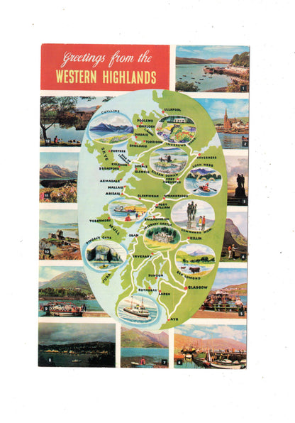 Ansichtskarte Western Highlands / Schottland / M1-69