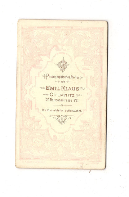 Fotografie Feiner Junge - Chemnitz 1880er / CDV M1-26