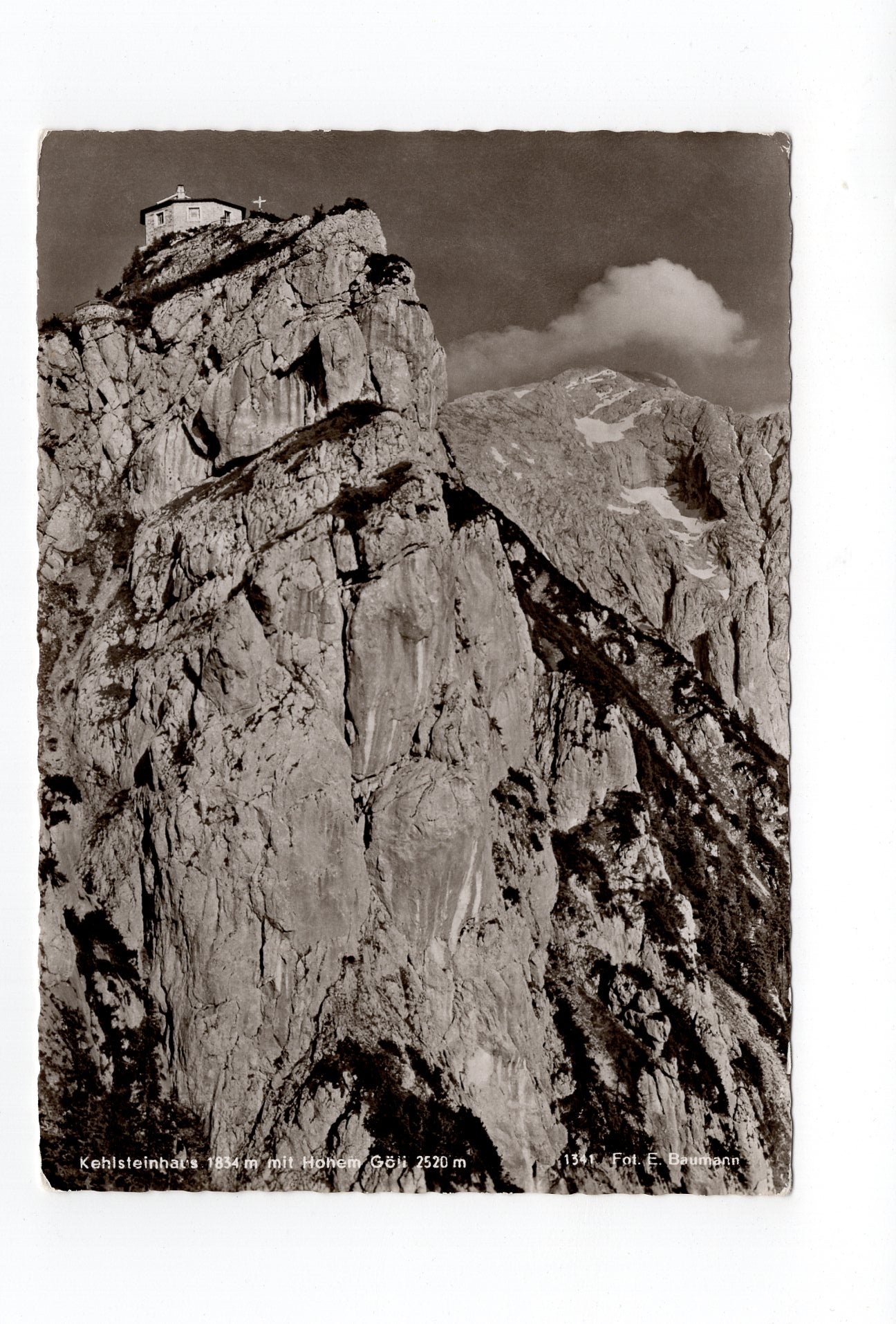 Ansichtskarte Kehlsteinhaus mit Hohem Göll