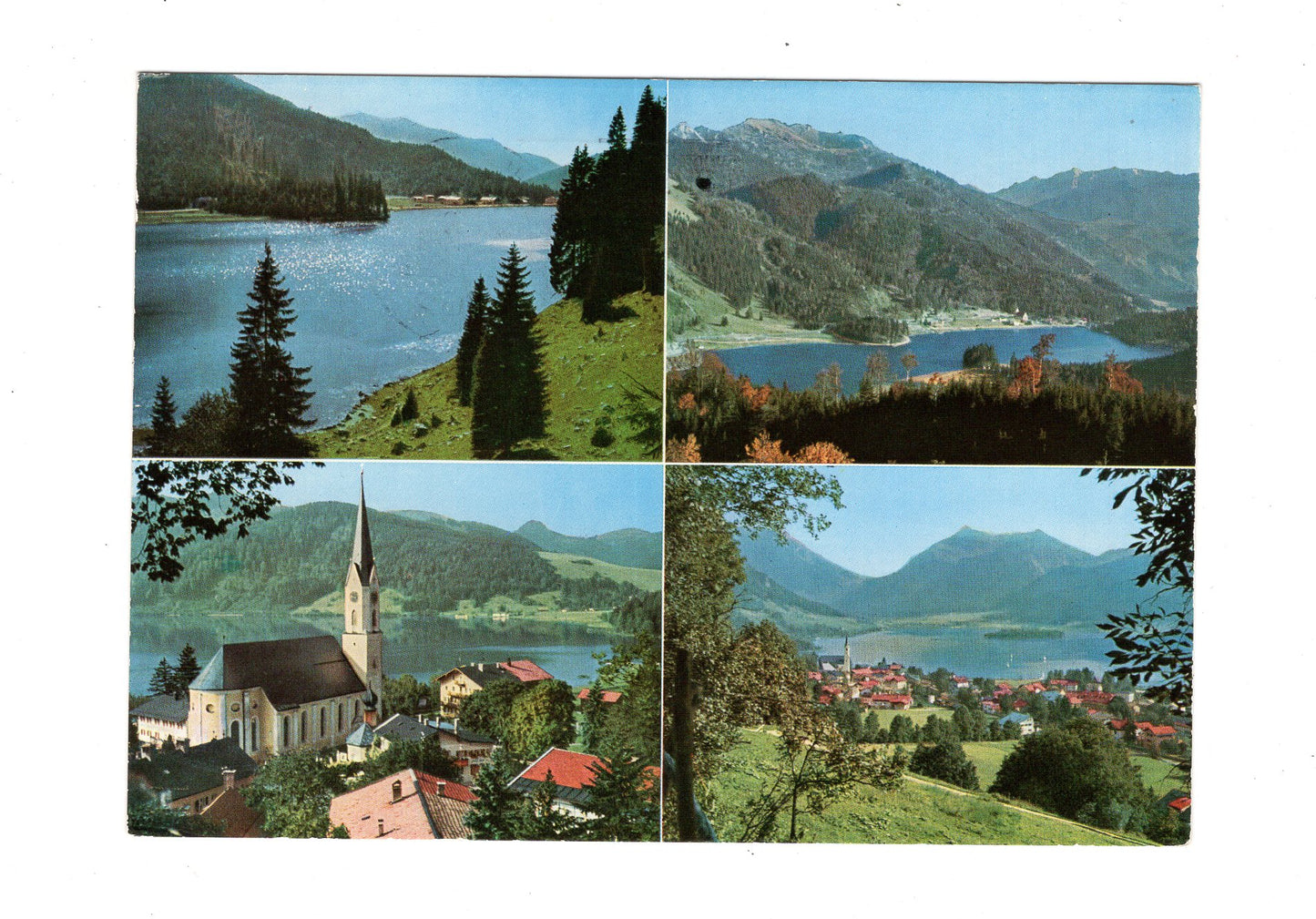 Ansichtskarte Schliersee - Spitzingsee mit Sonnwendjoch