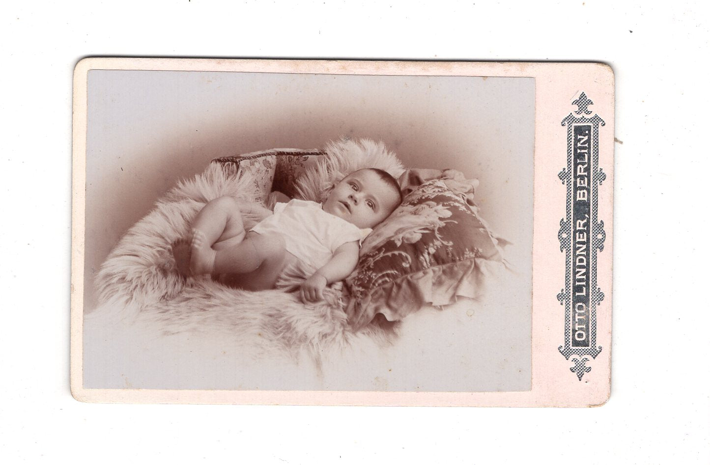 Fotografie Schönes Kinderbild / Baby - Berlin 1898 / CDV N1-09