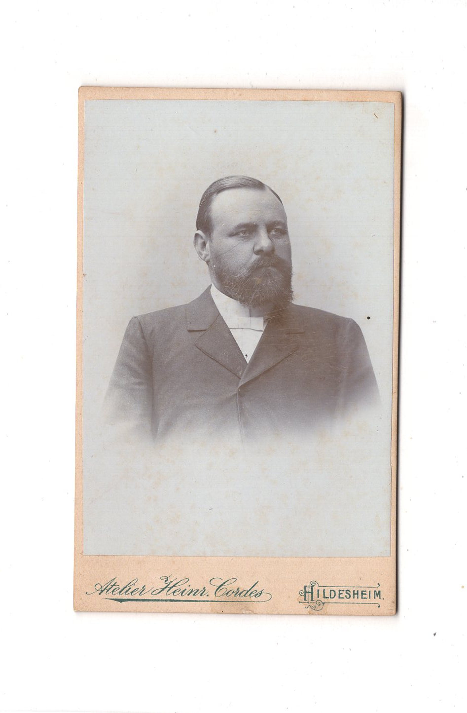 Fotografie Herrenportrait - Hildesheim 1890er / CDV C1-21
