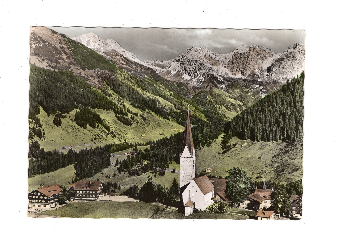 Ansichtskarte Mittelberg / Kleinwalsertal / Österreich
