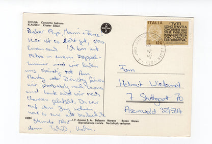 Ansichtskarte Klausen / Kloster Säben / Südtirol / Italien