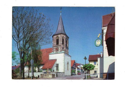 Ansichtskarte Waiblingen-Neustadt / Ortskern Unterdorf