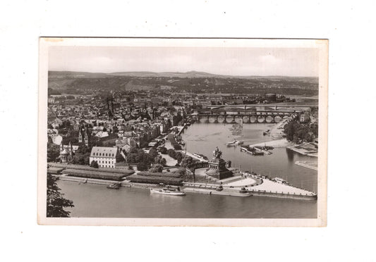 Ansichtskarte Koblenz an Rhein und Mosel / Deutsches Eck / M1-63