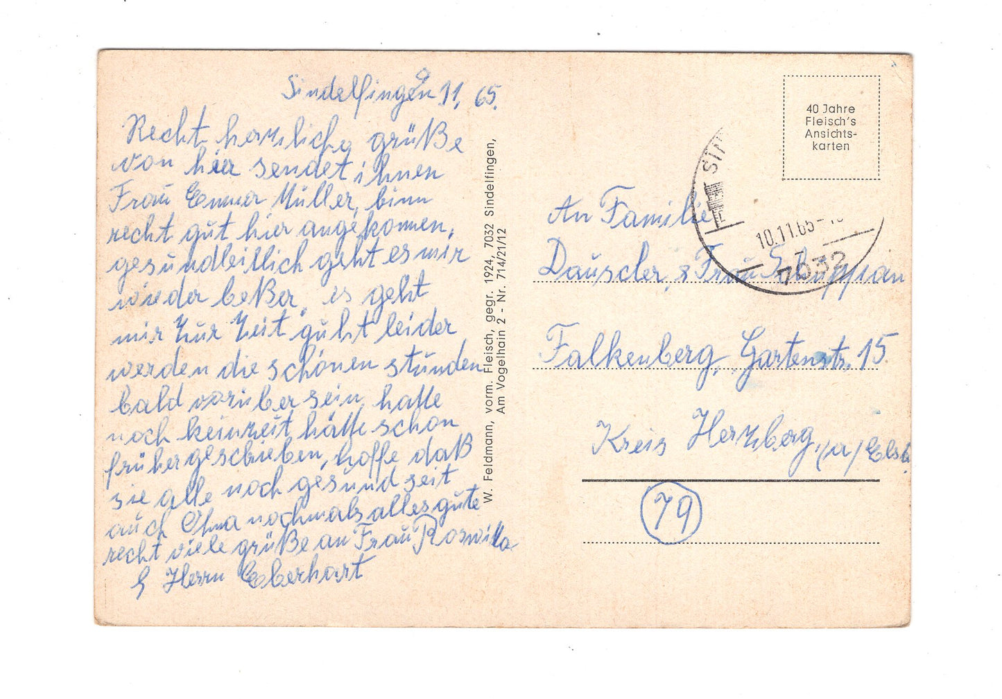 Ansichtskarte Sindelfingen / Württemberg