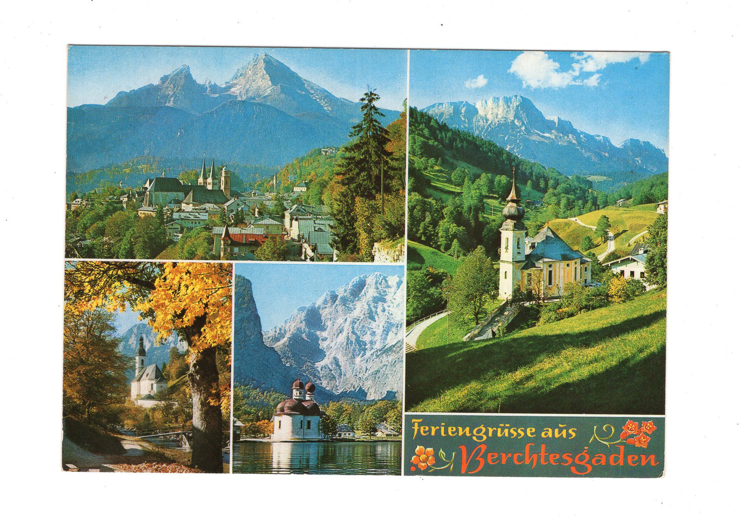 Ansichtskarte Berchtesgaden mit Watzmann +++