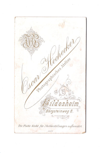 Fotografie Niedliches kleines Kind - Hildesheim 1890er