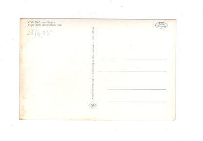 Ansichtskarte Koblenz an Rhein und Mosel / Deutsches Eck / M1-63