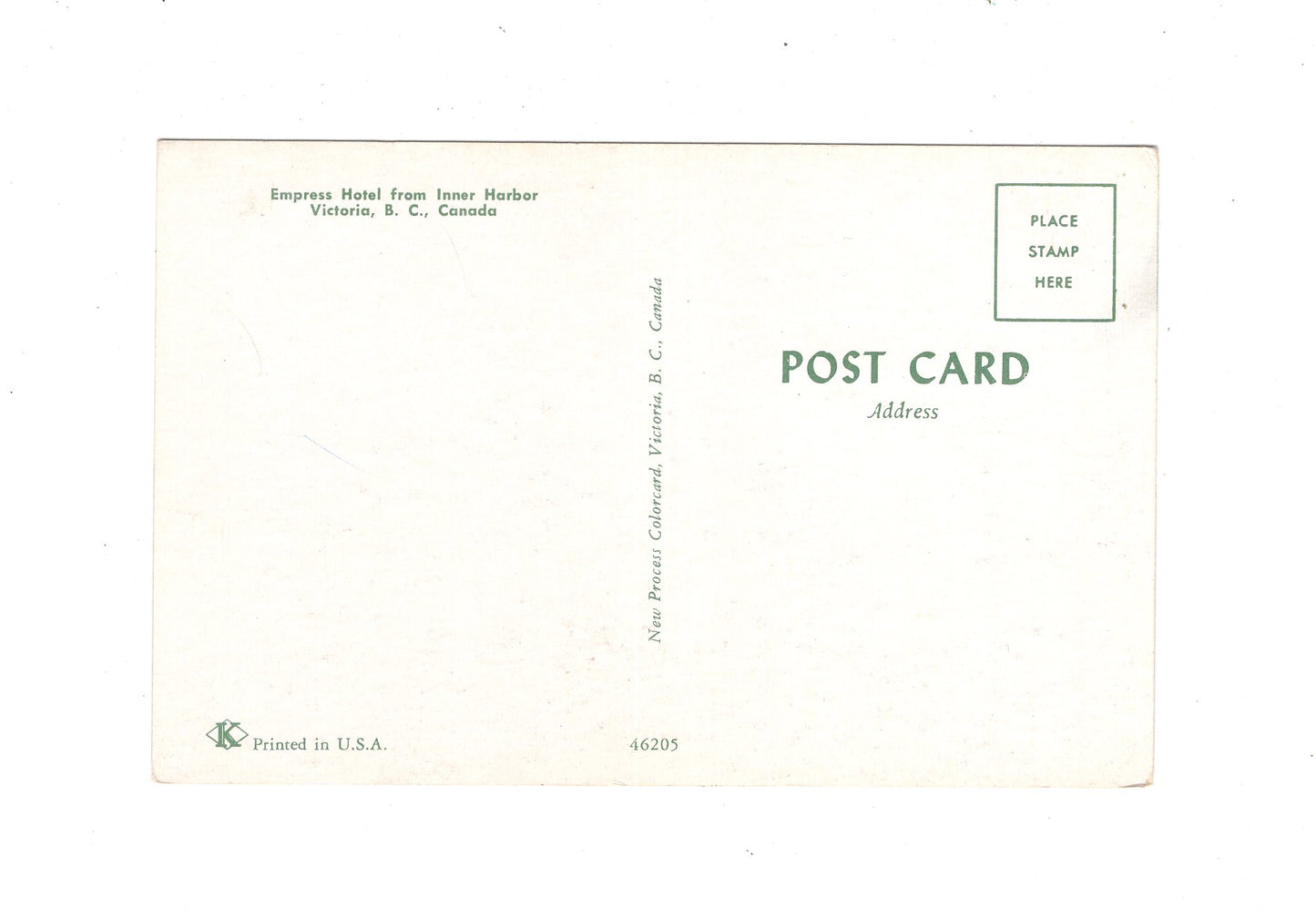 Ansichtskarte Empress Hotel / Victoria / British Columbia / Kanada