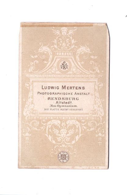 Fotografie Soldat / Soldatenportrait - Rendsburg 1880er