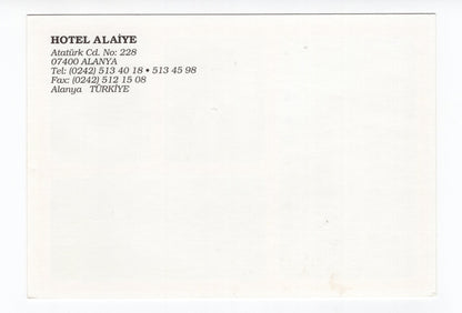 Ansichtskarte Hotel Alaiye / Alanya / Türkei