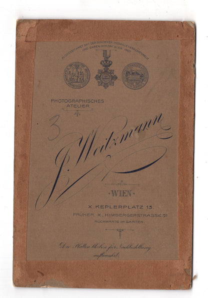 Fotografie Schönes Familienbild - Wien 1900er / CAB U-20