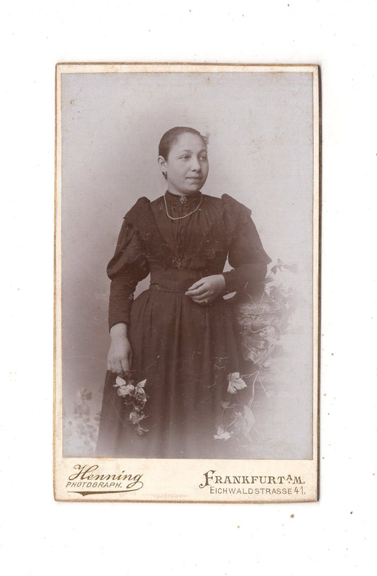 Fotografie Feine Dame - Frankfurt Main 1890er