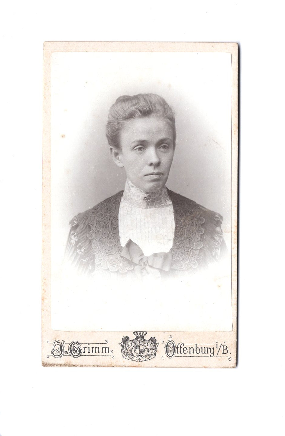 Fotografie Damenportrait - Offenburg 1904