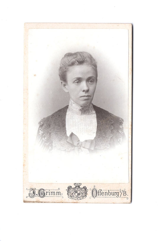 Fotografie Damenportrait - Offenburg 1904